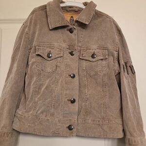 Royal Plush Women's Tan Corduroy Quarter Length Jacket